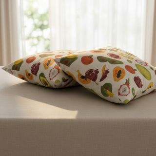 Țesătură decorativă Linenlook Fruit digital print