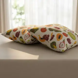 Țesătură decorativă Linenlook Fruit digital print