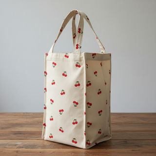 Țesătură decorativă Linenlook Cherries natural