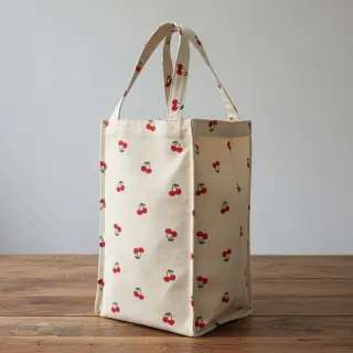 Țesătură decorativă Linenlook Cherries natural
