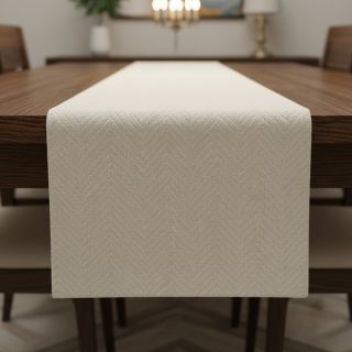 Țesătură decorativă jacquard Saxo ecru