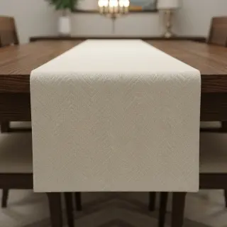 Țesătură decorativă jacquard Saxo ecru