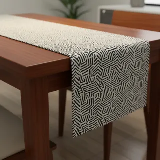 Țesătură decorativă jacquard Mesopotamie allover graphite