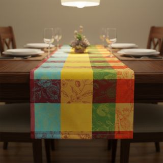 Țesătură decorativă FRENCH TABLE CLOTH JACQUARD Cabosse allover summer