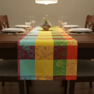 Țesătură decorativă FRENCH TABLE CLOTH JACQUARD Cabosse allover summer