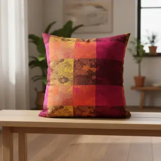 Țesătură decorativă FRENCH TABLE CLOTH JACQUARD Niwa allover harissa