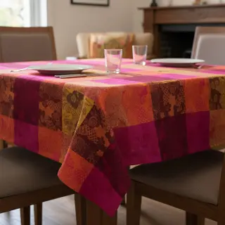 Țesătură decorativă FRENCH TABLE CLOTH JACQUARD Niwa allover harissa