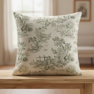 Țesătură decorativă RUSTIC VINTAGE PRINT Gabrielle kaki