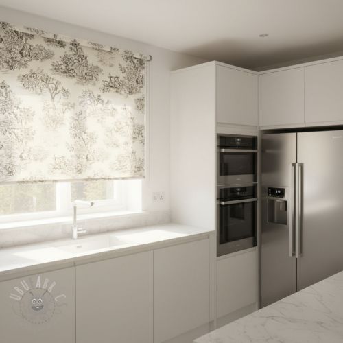 Țesătură decorativă RUSTIC VINTAGE PRINT Gabrielle fusian