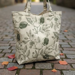 Țesătură decorativă RUSTIC VINTAGE PRINT Granata kaki