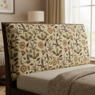 Țesătură decorativă GOBELIN PREMIUM Primal Birdscape Art design B