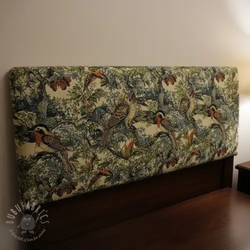 Țesătură decorativă GOBELIN PREMIUM Bird Heritage Forest