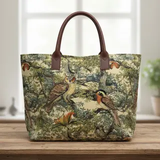 Țesătură decorativă GOBELIN PREMIUM Bird Heritage Forest
