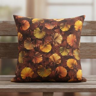 Țesătură decorativă VELVET Ginko Biloba Leaf