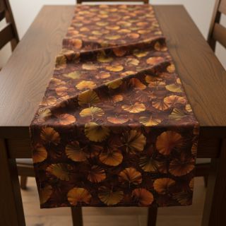 Țesătură decorativă VELVET Ginko Biloba Leaf