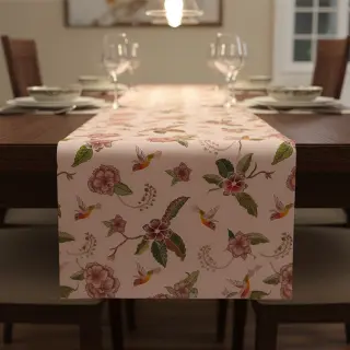 Țesătură decorativă Floral Kolibri Art digital print