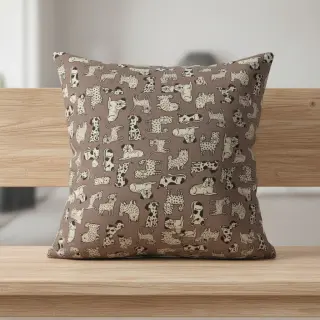 Țesătură decorativă Linenlook premium Dog Wildlife Art
