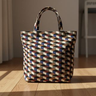 Țesătură decorativă Linenlook premium Cube Illusion Art