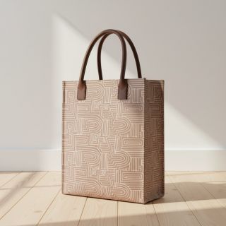 Țesătură decorativă Linenlook premium Curve Maze Line