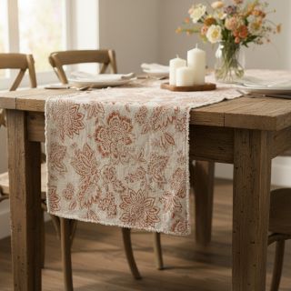 Țesătură decorativă Ceylan terracotta