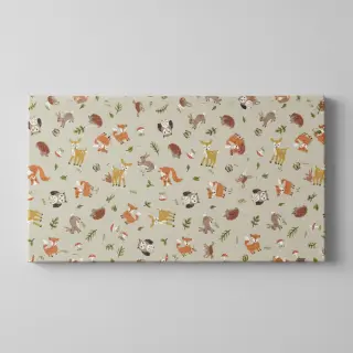 Țesătură decorativă Linenlook premium Forest Friend Animal