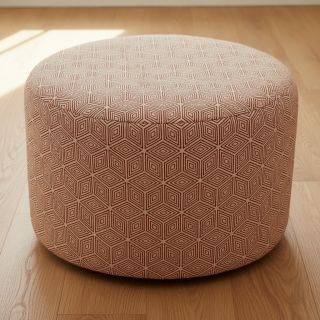 Țesătură decorativă Linenlook Blocks 3D Illusion cherry