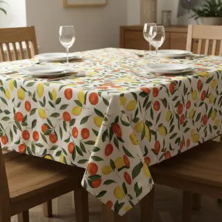 Țesătură decorativă teflonată Teflon Citrus Fruit