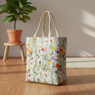 Țesătură decorativă teflonată Teflon Wildflower Sunny Field