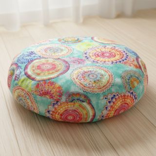 Țesătură decorativă teflonată Teflon MANDALA WATERCOLOUR GREEN