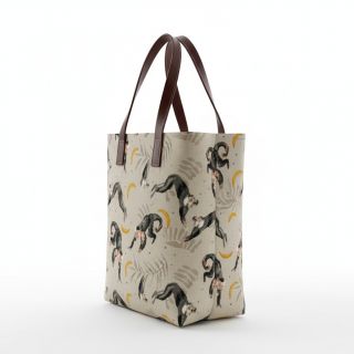 Țesătură decorativă Linenlook Monkey Bananas