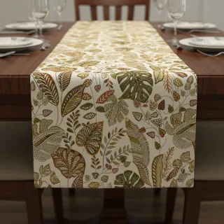 Țesătură decorativă jacquard Euphoria blanc kaki