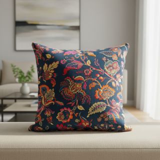 Țesătură decorativă jacquard Inaya bleu