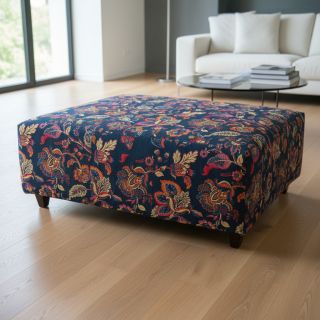 Țesătură decorativă jacquard Inaya bleu