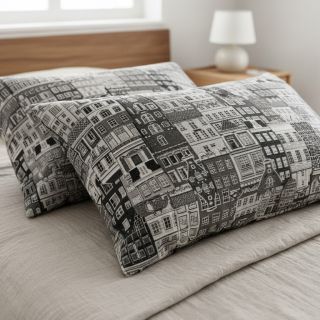 Țesătură decorativă GOBELIN PREMIUM City canal house