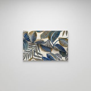 Țesătură decorativă jacquard Cacao allover bleu