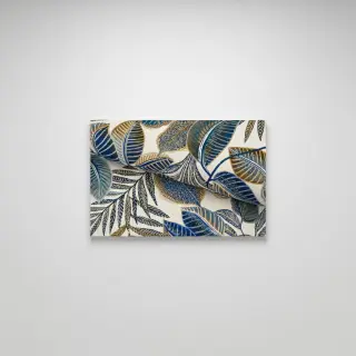 Țesătură decorativă jacquard Cacao allover bleu