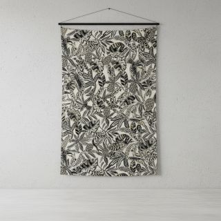 Țesătură decorativă jacquard Fortuna blanc