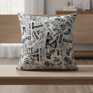 Țesătură decorativă jacquard Neo noir blanc