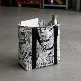 Țesătură decorativă jacquard Neo noir blanc