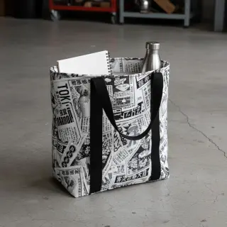 Țesătură decorativă jacquard Neo noir blanc