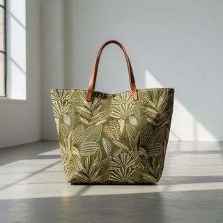 Țesătură decorativă jacquard Legende kaki