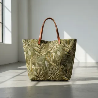 Țesătură decorativă jacquard Legende kaki