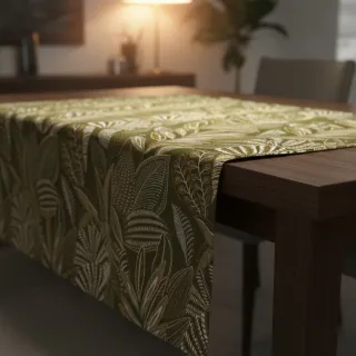 Țesătură decorativă jacquard Legende kaki
