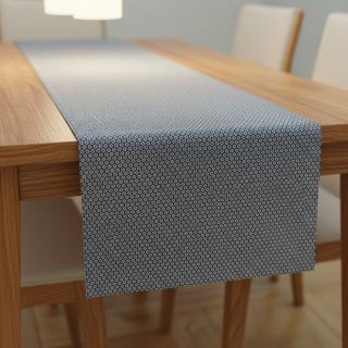 Țesătură decorativă DOBBY Coloured Dot navy blue