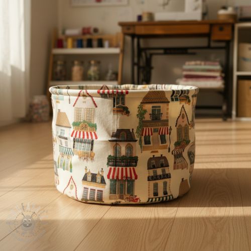 Țesătură decorativă premium Shop Boutique City digital print