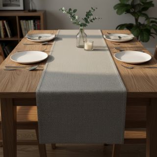 Țesătură decorativă DOBBY Coloured Dot grey