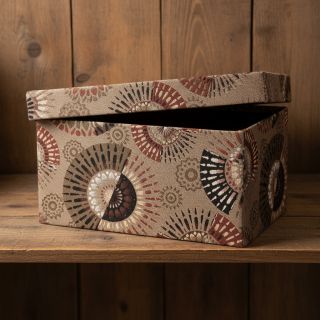 Țesătură decorativă jacquard Mandala Circle Sun