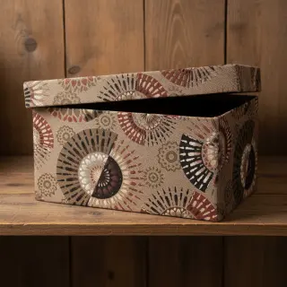 Țesătură decorativă jacquard Mandala Circle Sun