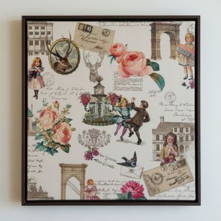 Țesătură decorativă premium Linenlook Poetry Romantic Scene digital print