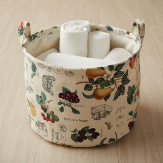 Țesătură decorativă premium Linenlook Redfruit Jam Recipe digital print